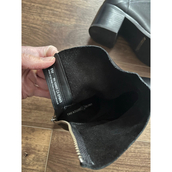 Treasure & Bond leather Farrah studded ankle boots size 8 - Picture 7 of 10